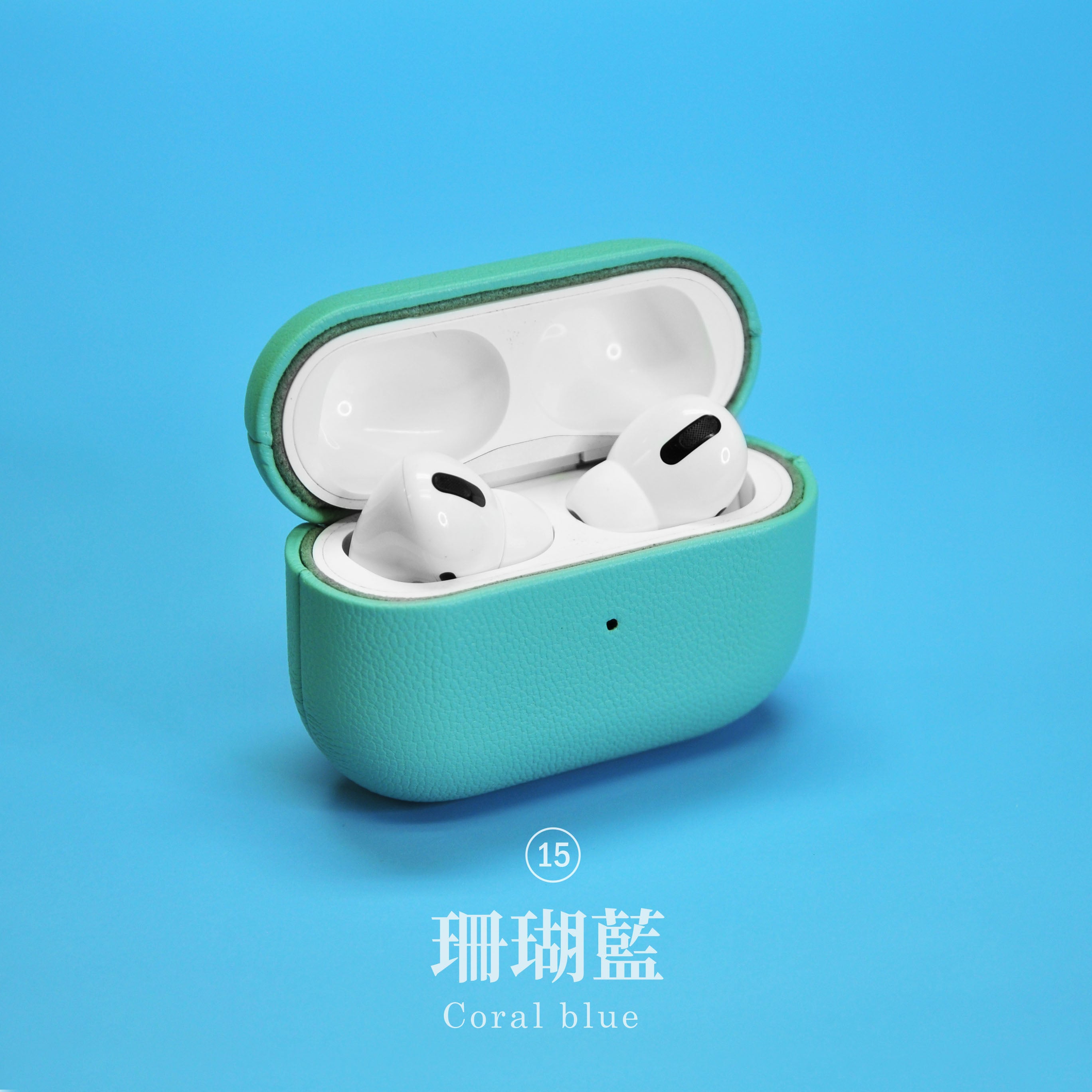 Leather AirPod Case (3rd Generation)- Teal Blue – Brandless